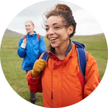 Behind the red we're green