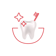 Brush at least twice a day