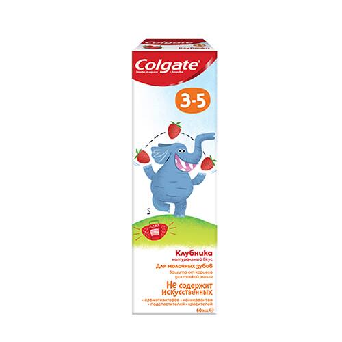 Colgate 3-5 Flüori̇dlə Çi̇yələkli̇ Uşaq Di̇ş Pastasi