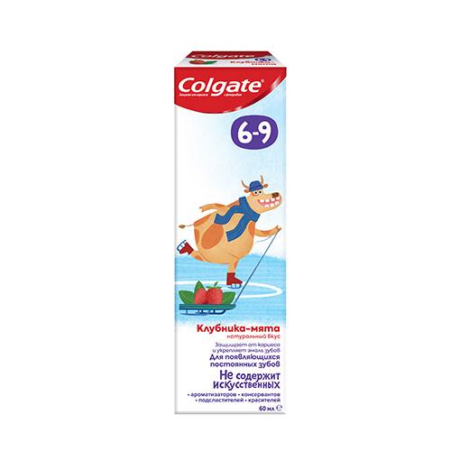 Colgate 6-9 Ftori̇dlə Çi̇yələk-nanə Uşaq Di̇ş Məcunu